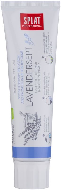 Splat Professional Lavendersept Bioaktive Zahncreme zur Reduzierung der Zahnempfindlichkeit und für gesundes Zahnfleisch