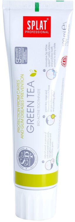 Splat Professional Green Tea Bio-Aktiv Zahnpasta zum Schutz von Zähnen und Zahnfleisch
