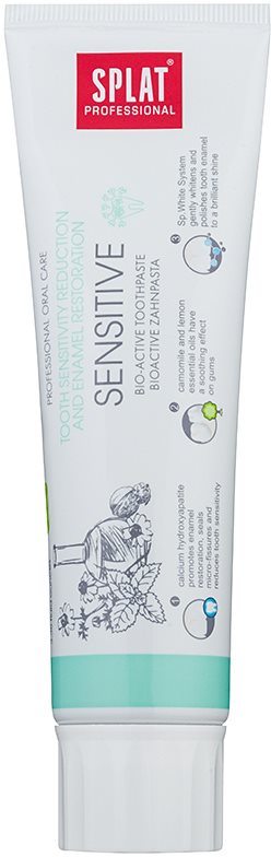 Splat Professional Sensitive dentífrico bio-ativo para a redução da sensiblidade dentária e restauração do esmalte