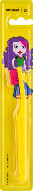 Spokar D 3432 Extra Soft Zahnbürste für Kinder