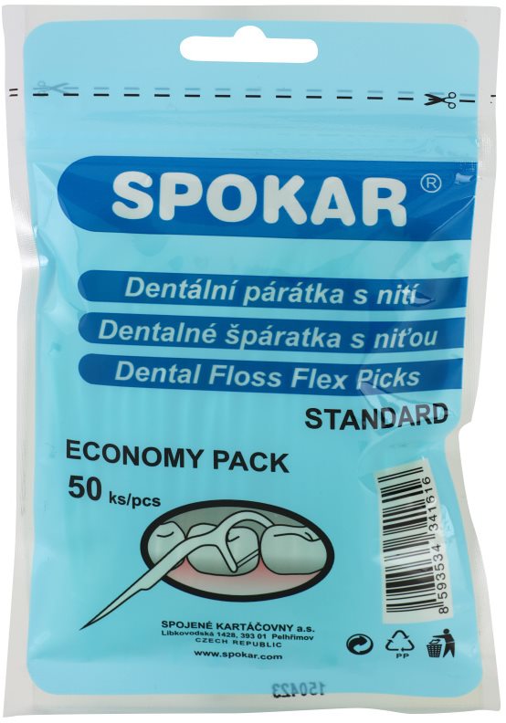 Spokar Dental Care scobitori dentare cu filet