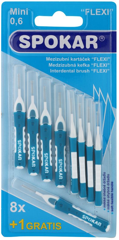 Spokar Flexi 9 Stück Interdentalbürsten
