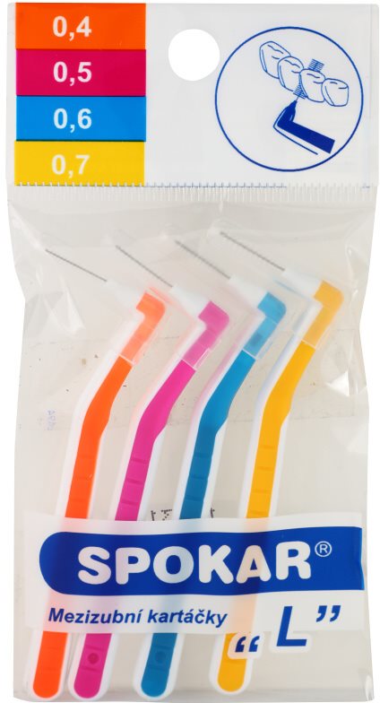 Spokar "L" Interdental Brushes Mix