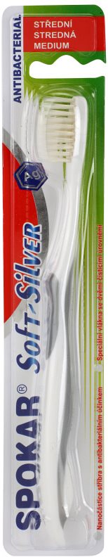 Spokar Soft-Silver zubná kefka medium