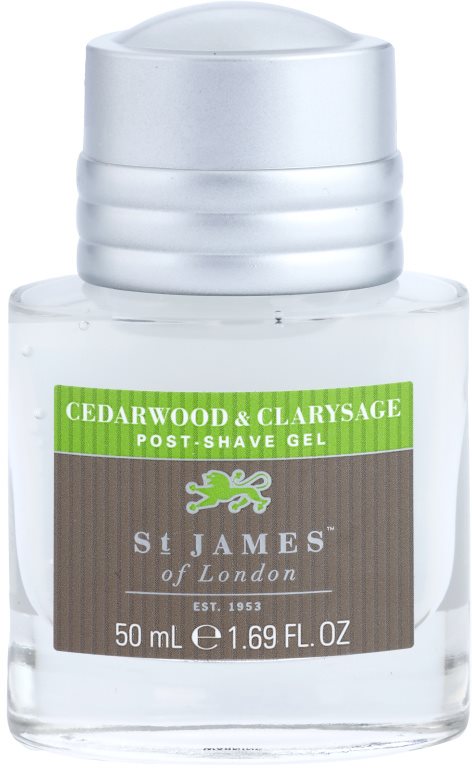 St. James Of London Cedarwood & Clarysage gel after-shave pentru barbati 50 ml