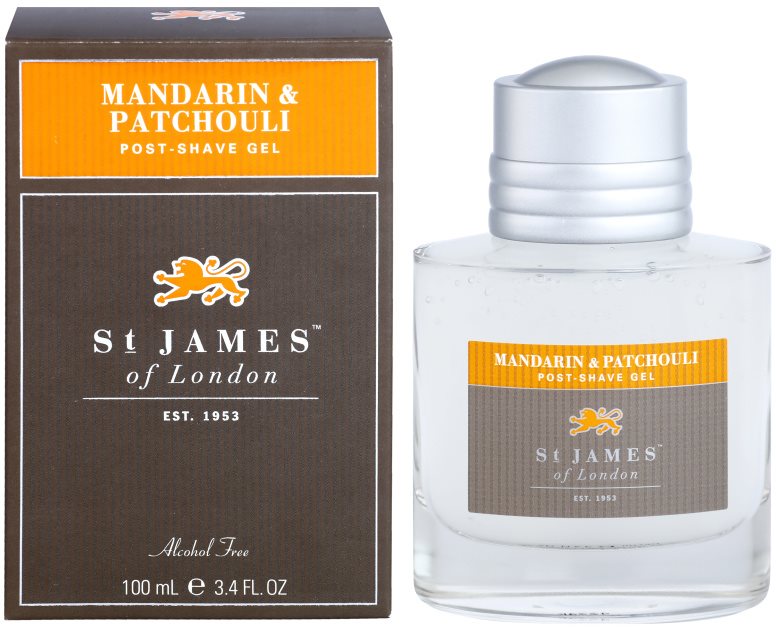 St. James Of London Mandarin & Patchouli After-Shave Gel für Herren 100 ml
