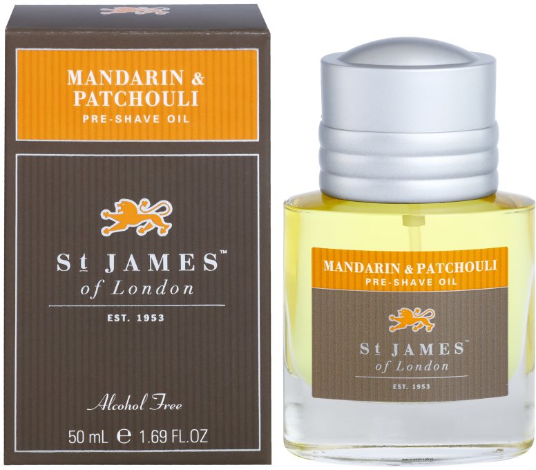 St. James Of London Mandarin & Patchouli Shaving Oil for Men 50 ml