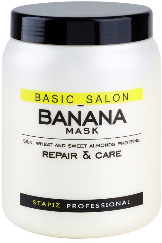 Stapiz Basic Salon Banana mascarilla reparación para cabello maltratado o dañado