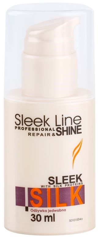 Stapiz Sleek Line Silk bezoplachový kondicionér pro chemicky ošetřené vlasy