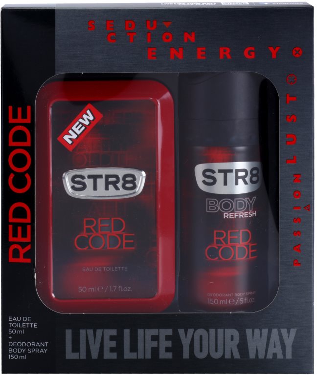 STR8 Red Code ajándékszett II.