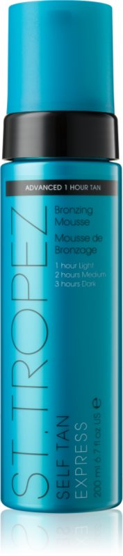 St.Tropez Self Tan Express spuma bronzare de rapida pentru bronzare treptata