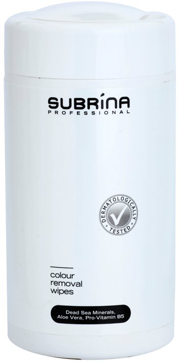 Subrina Professional Colour čistilni robčki za odstranjevanje barve za lase s kože