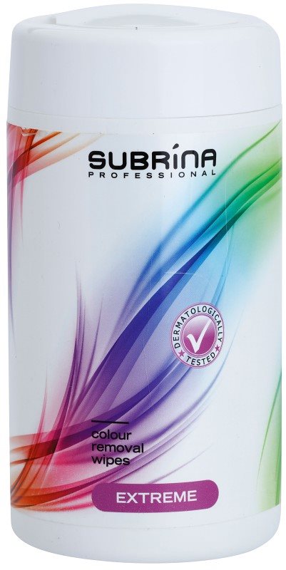 Subrina Professional Colour Extreme toallitas limpiadoras para eliminar tinte de la piel