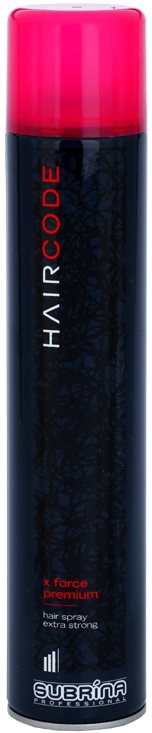 Subrina Professional Hair Code X Force Premium lak za lase ekstra močno utrjevanje