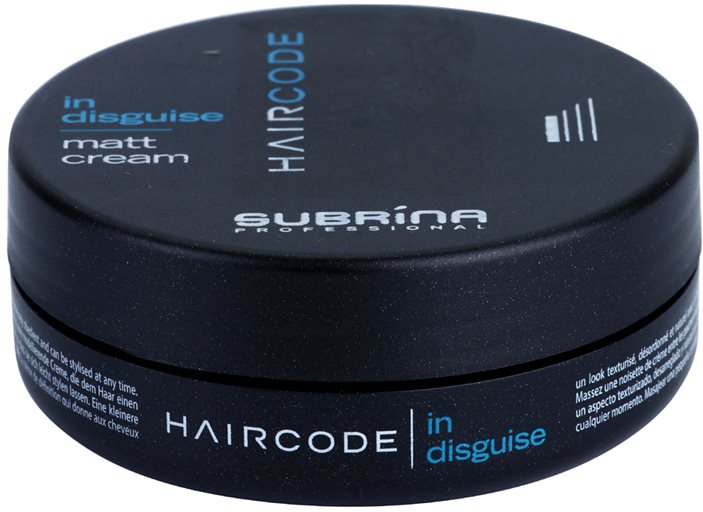 Subrina Professional Hair Code In Disguise матуючий крем для фіксації
