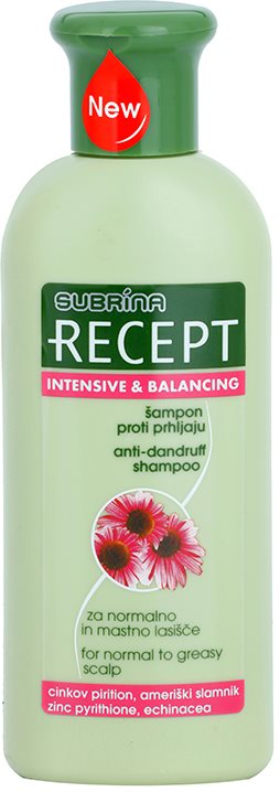 Subrina Professional Recept Intensive & Balancing korpásodás elleni sampon normál és zsíros hajra