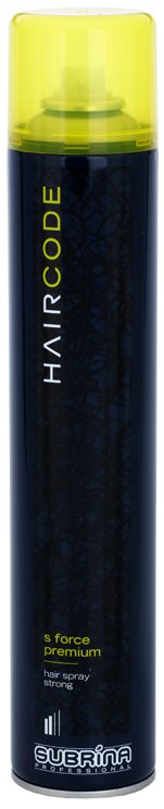Subrina Professional Hair Code S Force Premium lacca per capelli per un fissaggio lunga durata