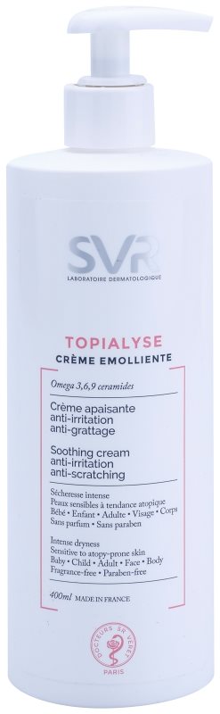 SVR Topialyse zklidňující krém pro citlivou až atopickou pokožku