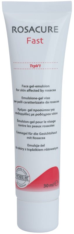 Synchroline Rosacure Fast emulsão gel para a pele sensível com tendência a aparecer com vermelhidão