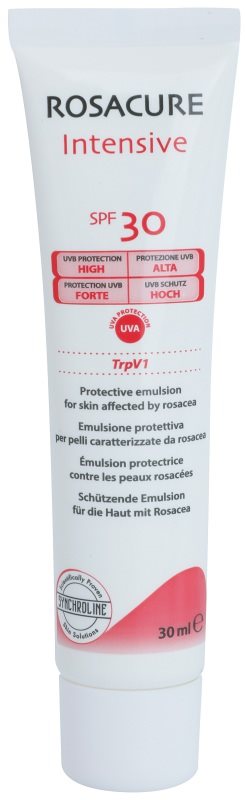 Synchroline Rosacure Intensive emulsja ochronna do skóry wrażliwej, skłonnej do zaczerwienień SPF 30