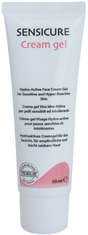 Synchroline Sensicure crema hidratante con textura de gel para pieles sensibles e intolerantes