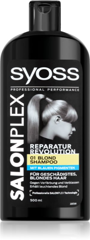 Syoss Salonplex шампоан за изрусена и руса коса