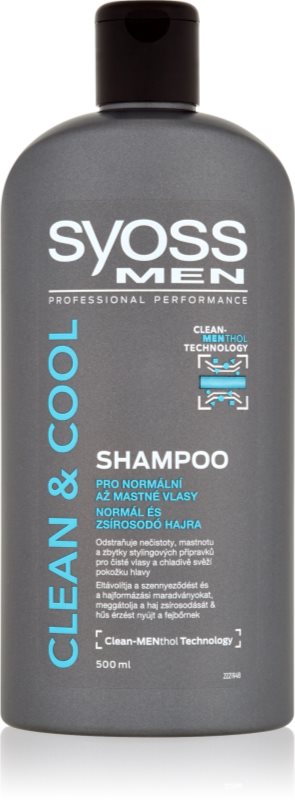 Syoss Men Clean & Cool Shampoo für normales bis fettiges Haar