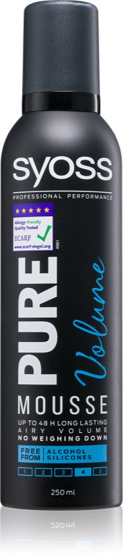 Syoss Pure Volume penasti utrjevalec za lase za dolgotrajajoč volumen