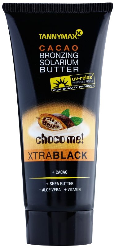 Tannymaxx Choco Me! XtraBlack Solarium Tanning Butter with Bronzer
