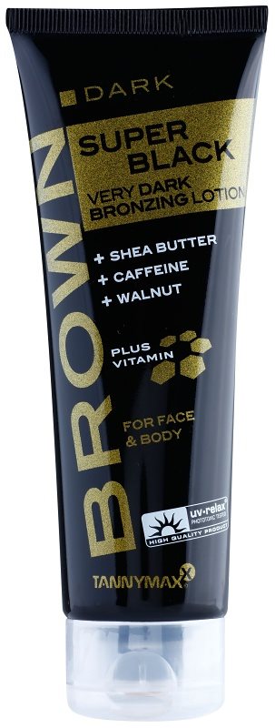 Tannymaxx Brown Super Black Solarium Tanning Cream with Bronzer