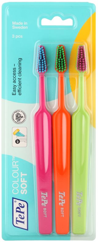 TePe Colour Soft spazzolini da denti 3 pz