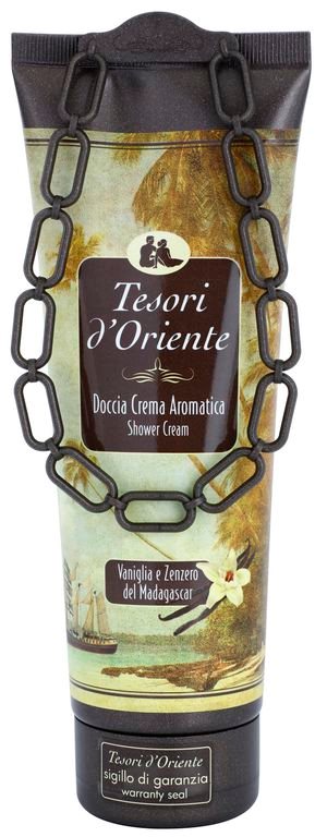Tesori d'Oriente Vanilla & Ginger of Madagaskar gel de dus pentru femei 250 ml