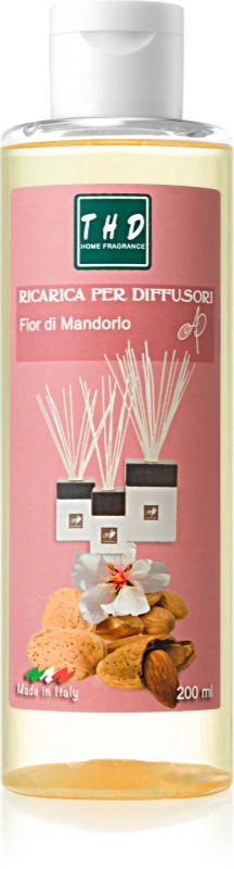 THD Rica Rica Fior di Mandorlo nadomestno polnilo za aroma difuzor 200 ml