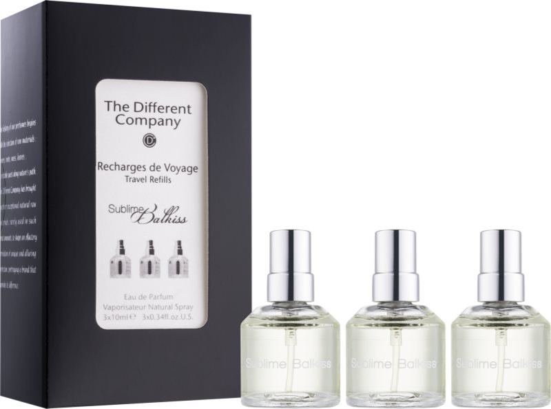 The Different Company Sublime Balkiss eau de parfum unisex 3 x 10 ml (3x spray reincarcabil)