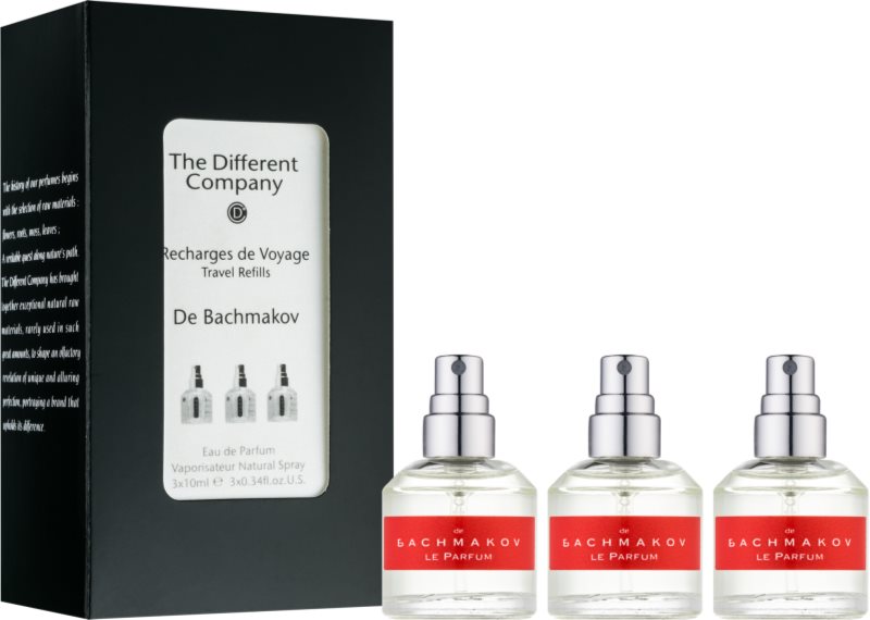 The Different Company De Bachmakov Eau de Parfum unisex 3 x 10 ml (3x Refill with Vaporiser)