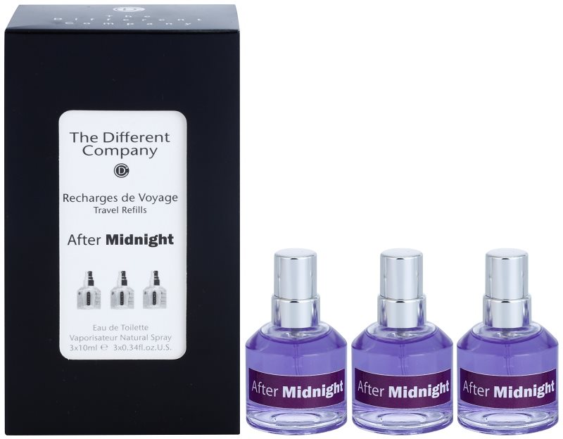 The Different Company After Midnight toaletní voda unisex 3 x 10 ml (3x náplň s rozprašovačem)