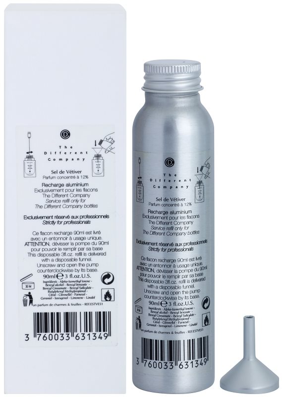 The Different Company Sel de Vetiver Eau de Parfum unisex 90 ml Ersatzfüllung