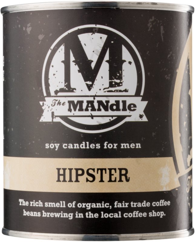 The MANdle Hipster Geurkaars 425 gr