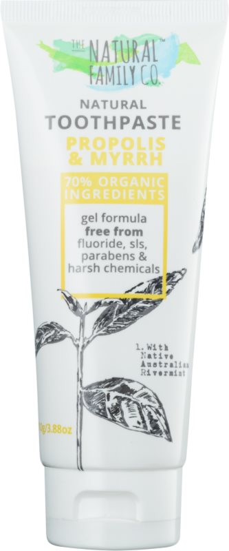 The Natural Family Co. Propolis & Myrrh přírodní zubní pasta k prevenci zánětu dásní