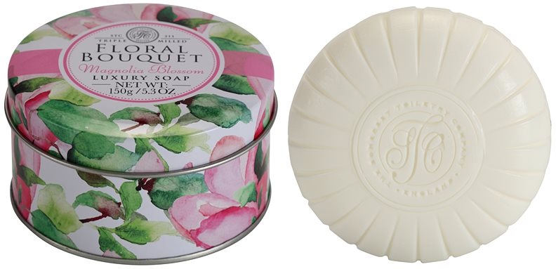 The Somerset Toiletry Co. Floral Bouquet Magnolia Blossom luxuriöse Feinseife