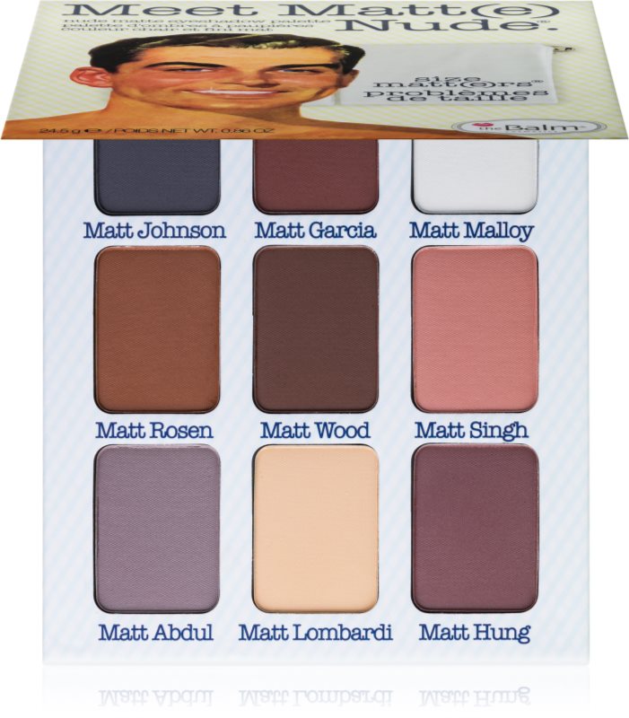 theBalm Meet Matt(e) Nude paleta farduri de ochi