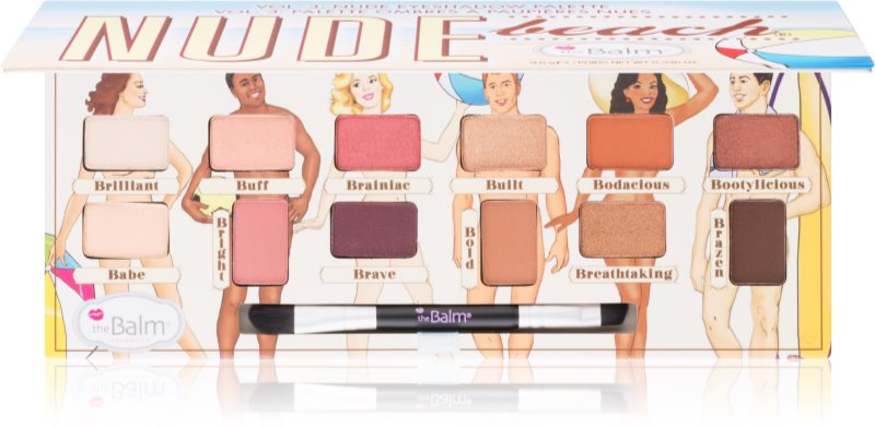theBalm Nude Beach paleta očních stínů