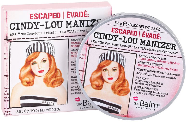 theBalm Cindy - Lou Manizer osvetljevalec in senčilo za oči v enem