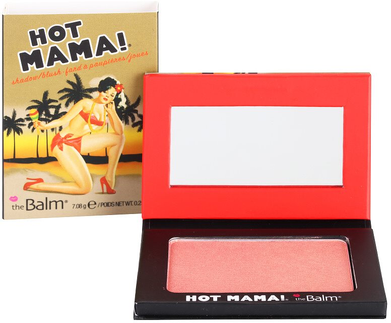 theBalm Hot Mama! colorete y sombra de ojos en un solo producto