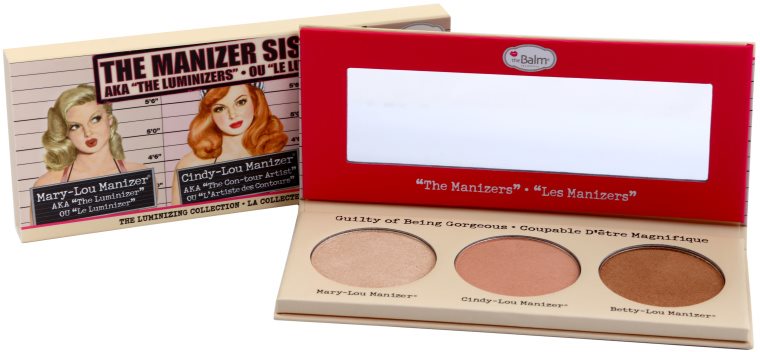 theBalm theManizer Sisters paleta rozjasňovačov