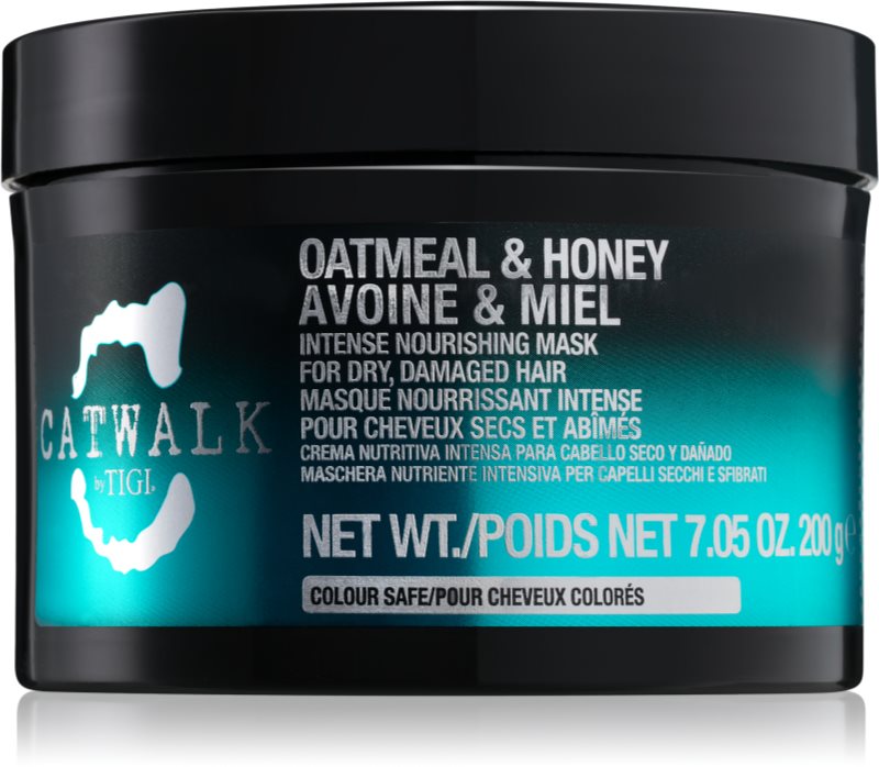 TIGI Catwalk Oatmeal & Honey máscara intensiva nutritiva para cabelo seco a danificado