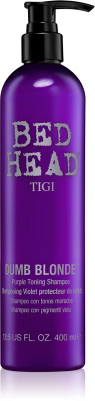 TIGI Bed Head Dumb Blonde fialový tónovací šampon pro blond vlasy
