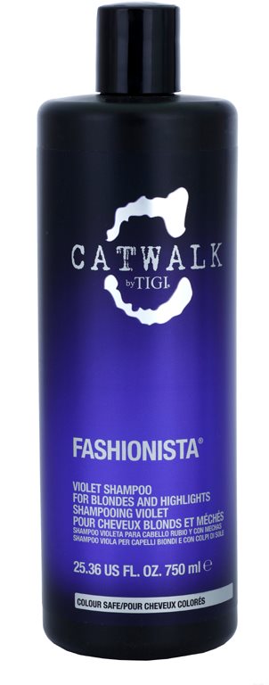 TIGI Catwalk Fashionista lila sampon a szőke és melírozott hajra