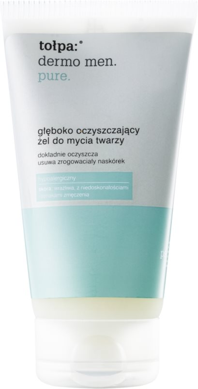 Tołpa Dermo Men gel de limpeza profunda para rosto