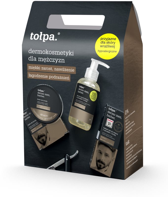 Tołpa Dermo Men Barber lote de regalo I. (para cara y barba )